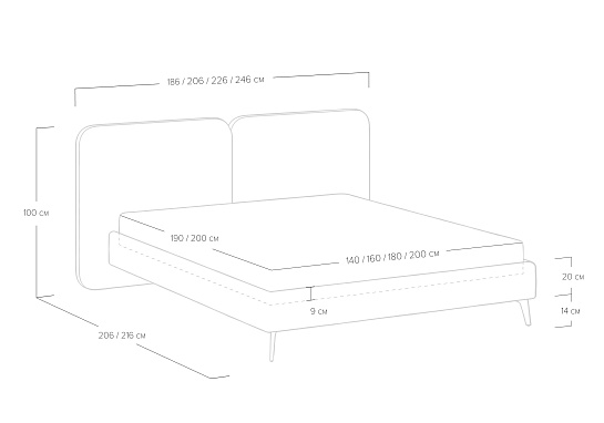 Кровать Brooklyn