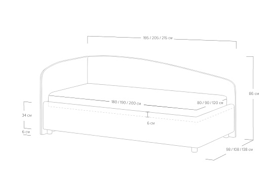 Кровать Paola L
